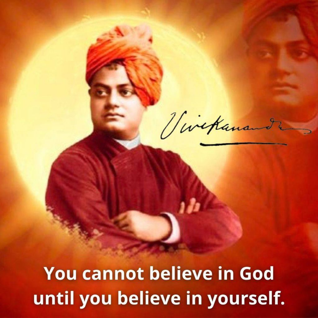 Swami Vivekananda quote: Renounce and give up. What did Christ say? He  that