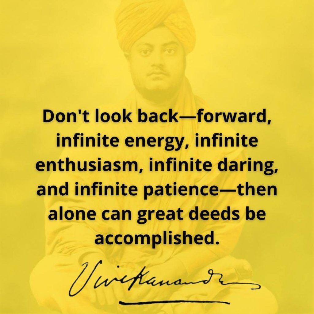 Swami Vivekananda's Quotes On Patience and Perseverance - VivekaVani