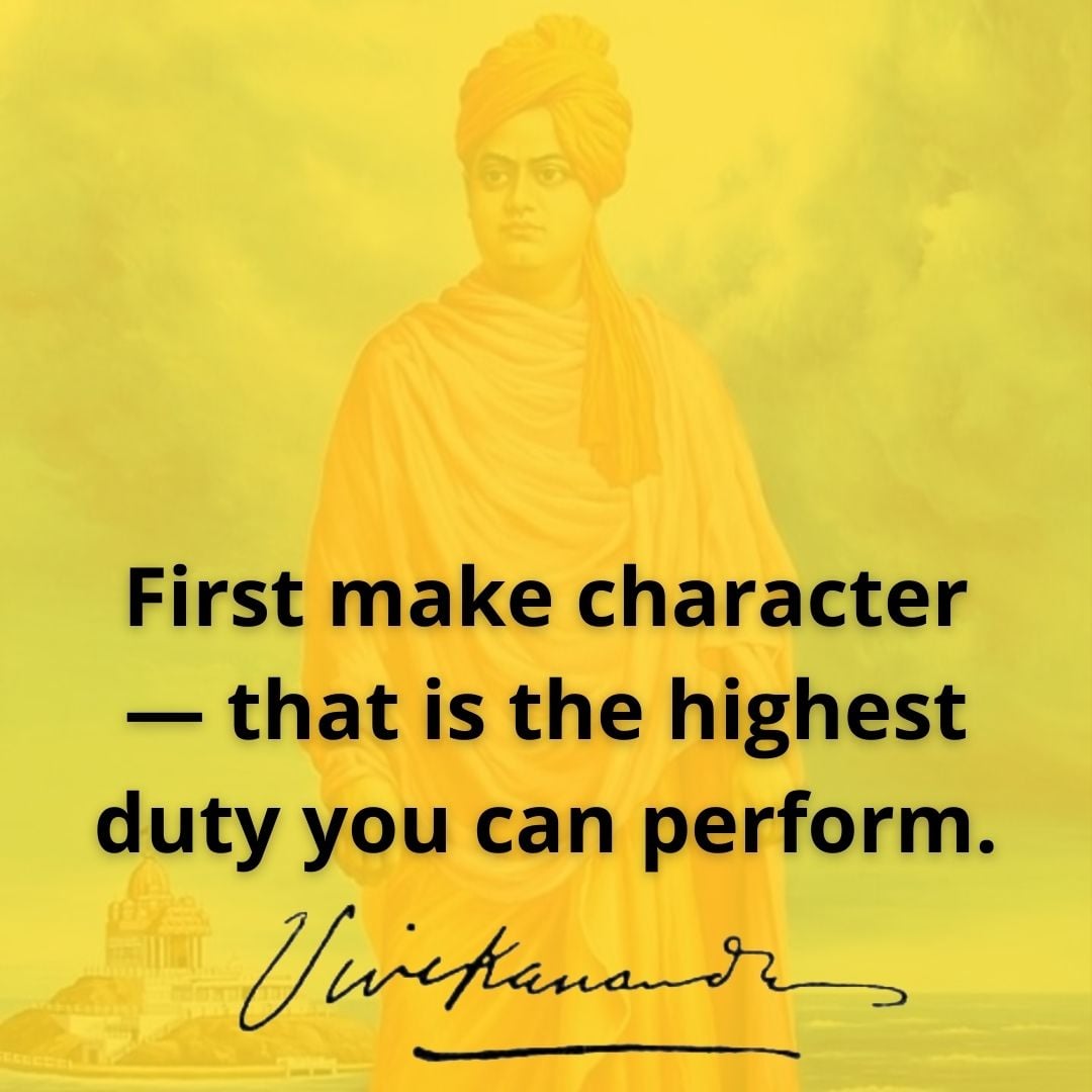 Swami Vivekananda s Quotes On Character VivekaVani