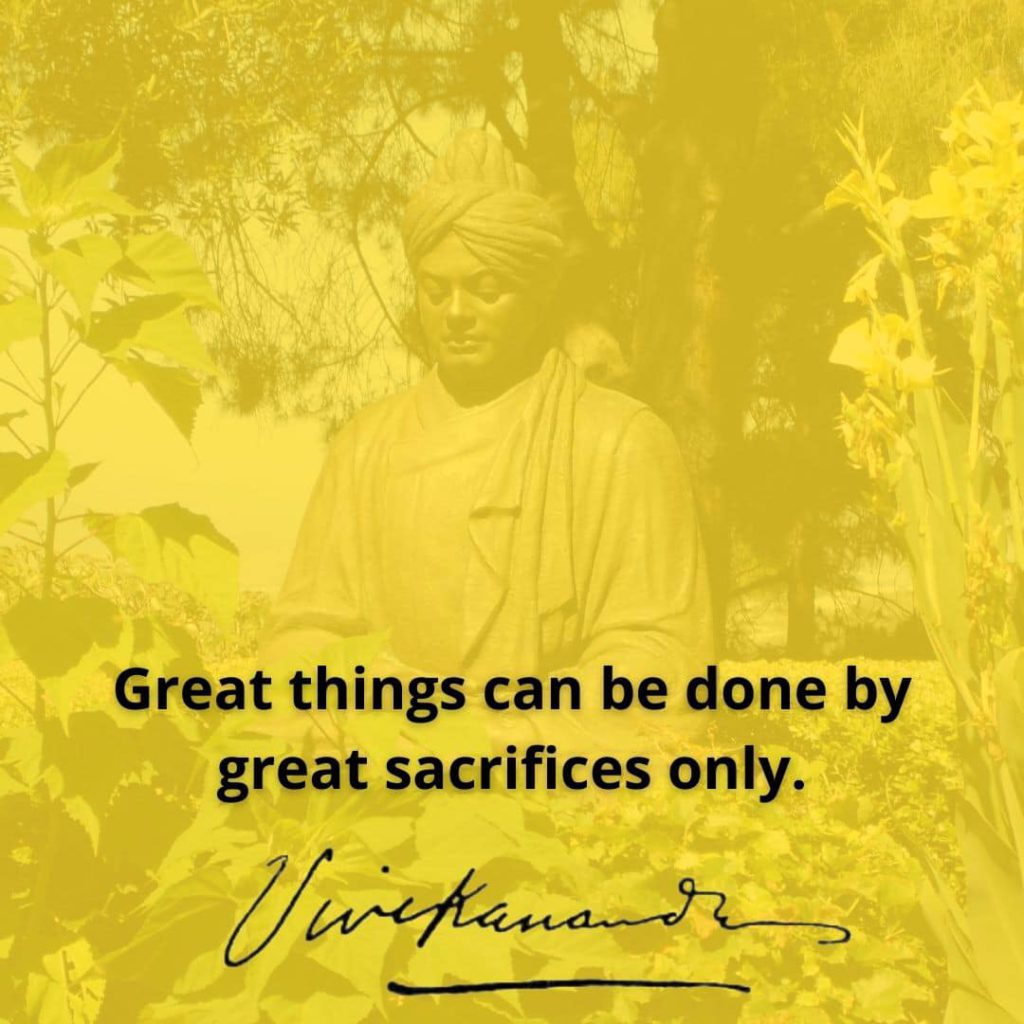 Swami Vivekananda On Sacrifice