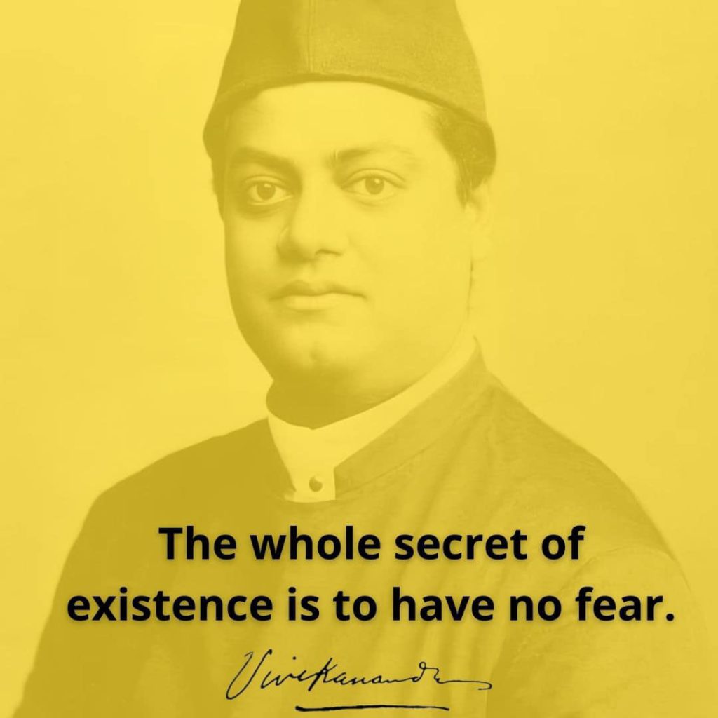 swami vivekananda thoughts on fear