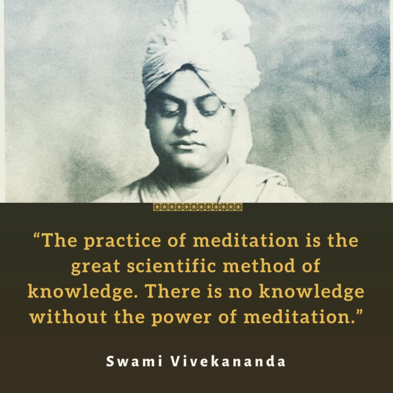 Swami Vivekananda's Quotes On Meditation - VivekaVani