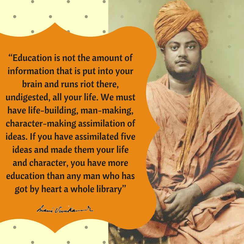 swami vivekanand thoughts on education