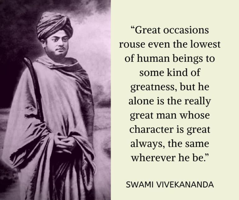 Swami Vivekananda's Quotes On Character - VivekaVani