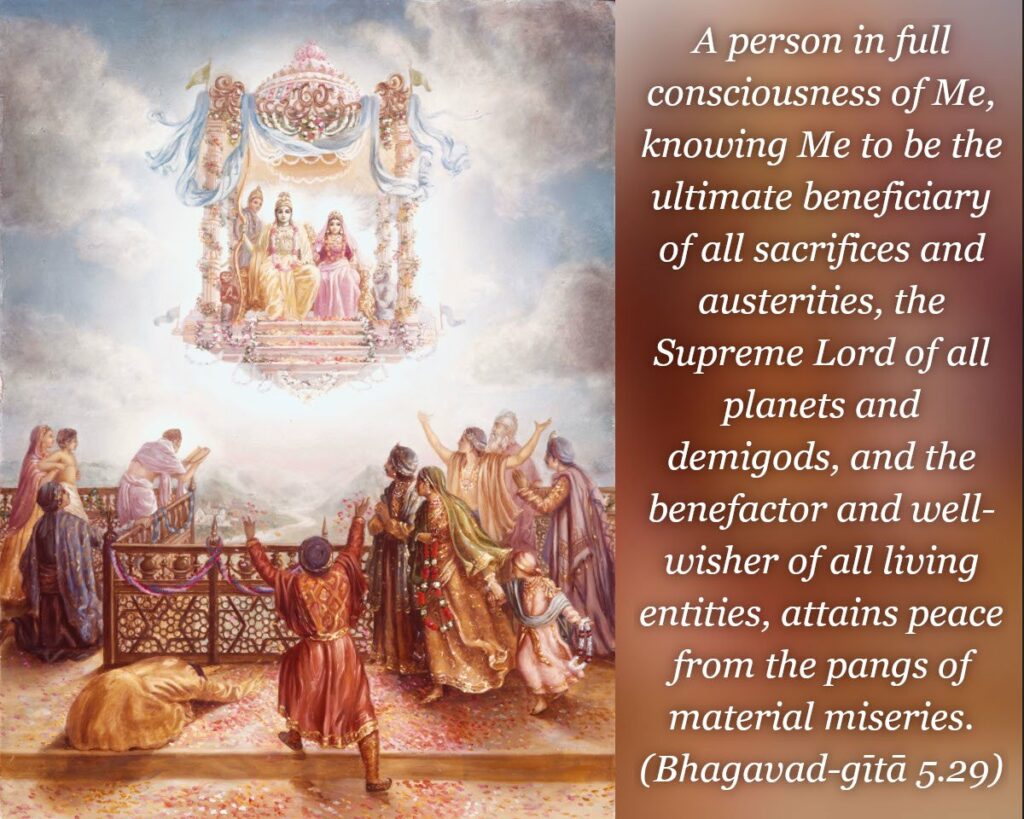 Bhagavad Gita Chapter 5 Verse 29