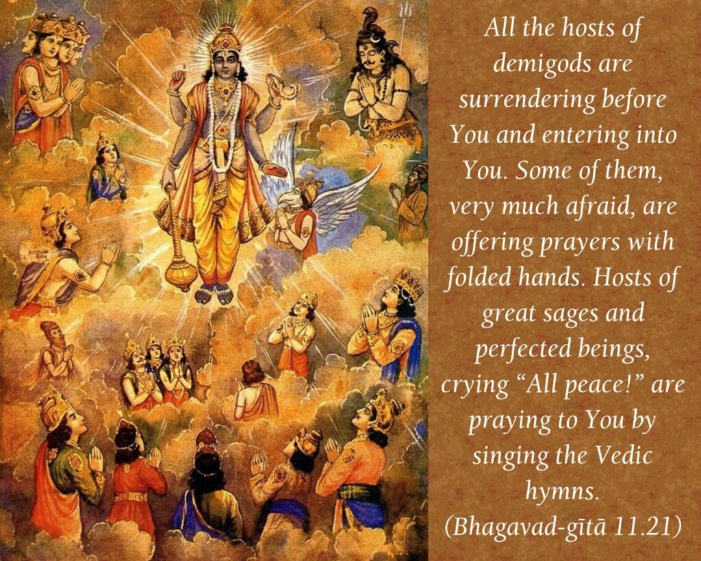 Bhagavad Gita Chapter 11 Verse 21