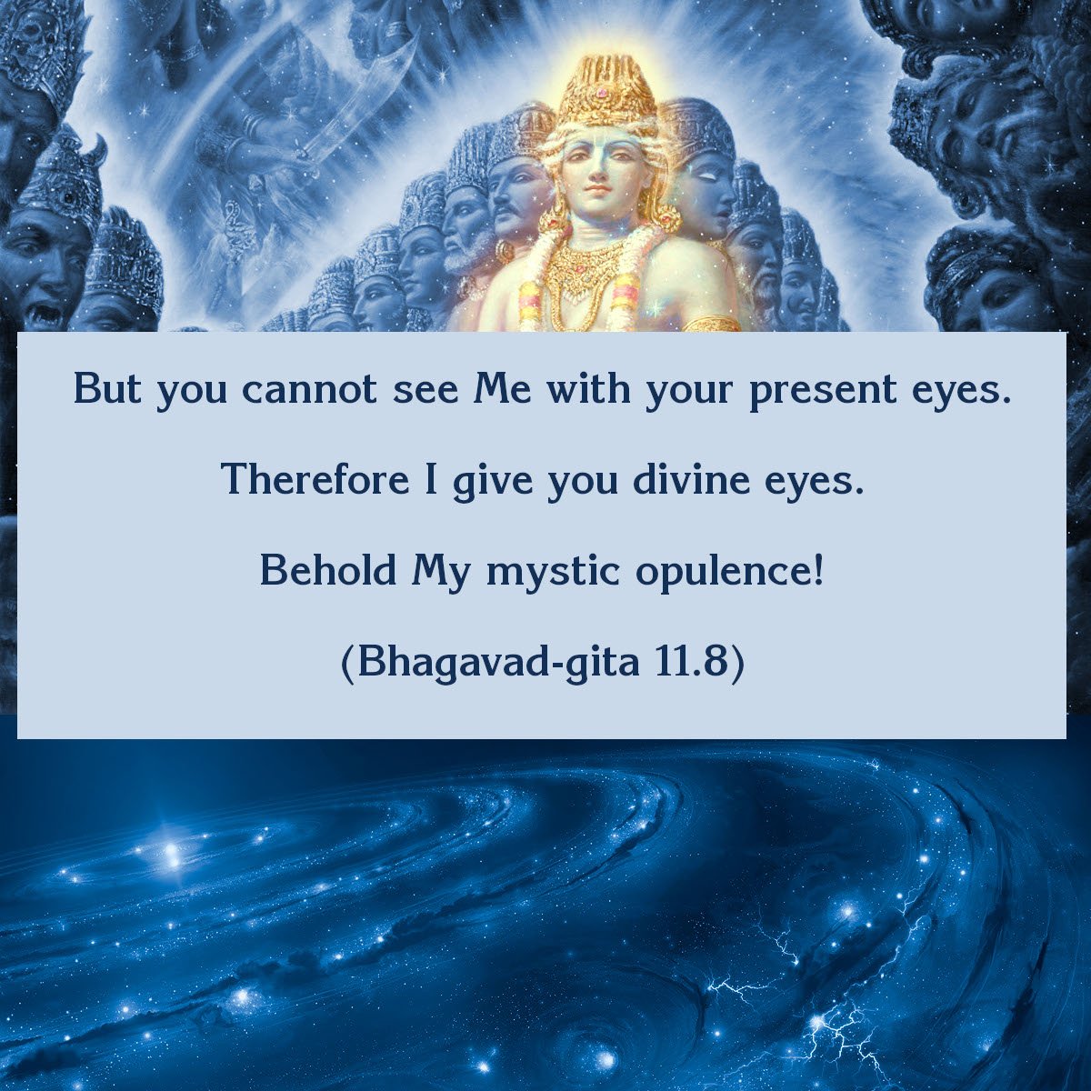 Bhagavad Gita: Chapter 11, Verse 8 - VivekaVani