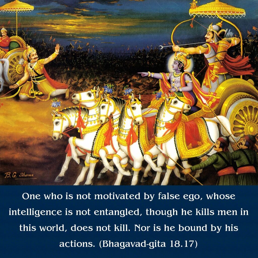 Bhagavad Gita Chapter 18 Verse 17