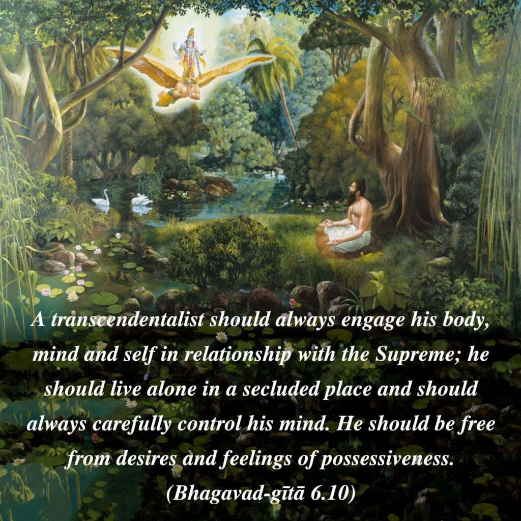 Bhagavad Gita Chapter 6 Verse 10