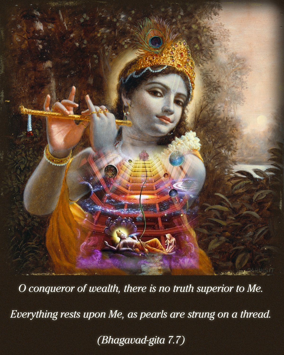 Bhagavad Gita: Chapter 7, Verse 7 - VivekaVani
