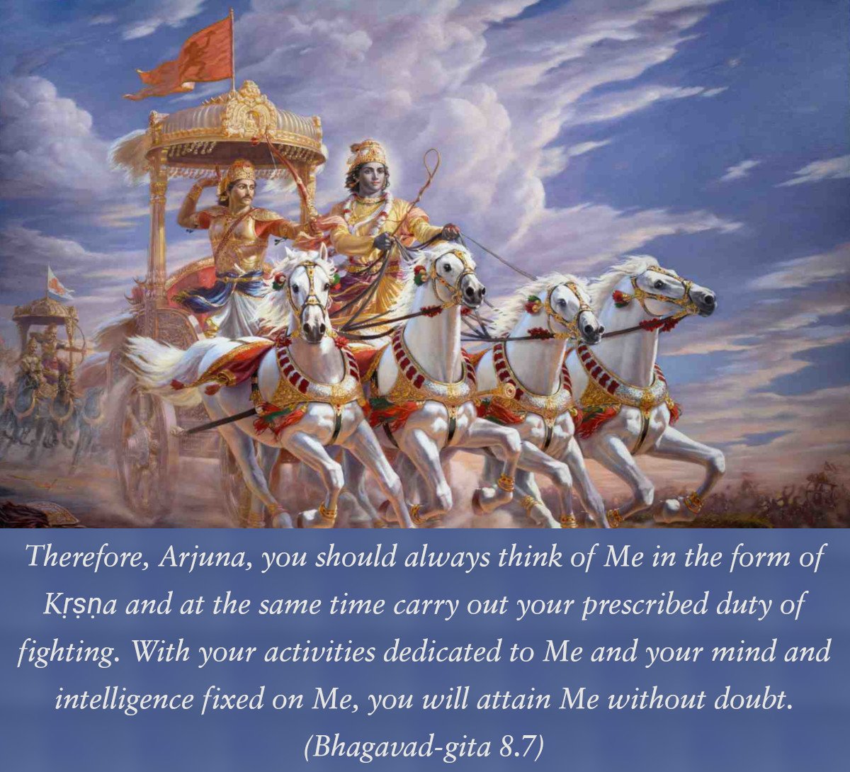 Bhagavad Gita: Chapter 8, Verse 7 - VivekaVani