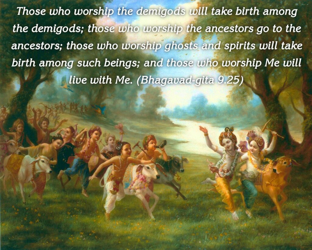 Bhagavad Gita Chapter 9 Verse 25