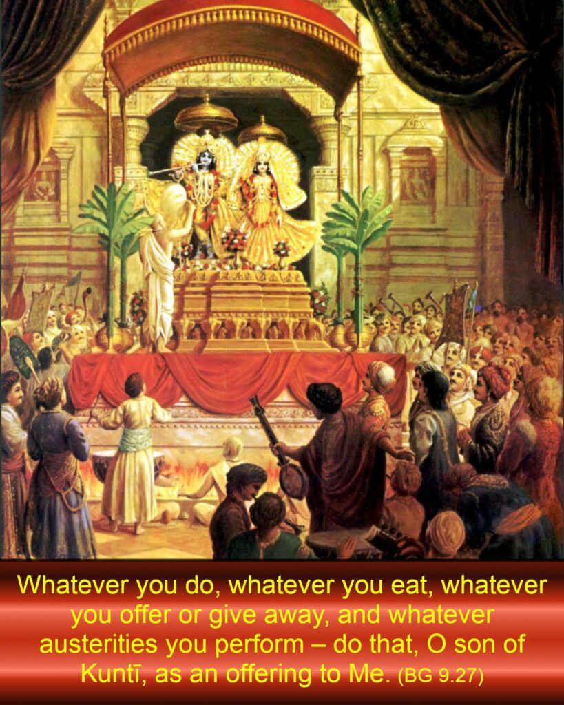 Bhagavad Gita Chapter 9 Verse 27