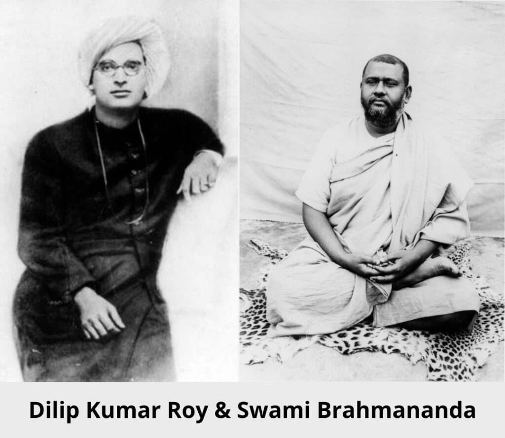 Dilip Kumar Roy and Swami Brahmananda
