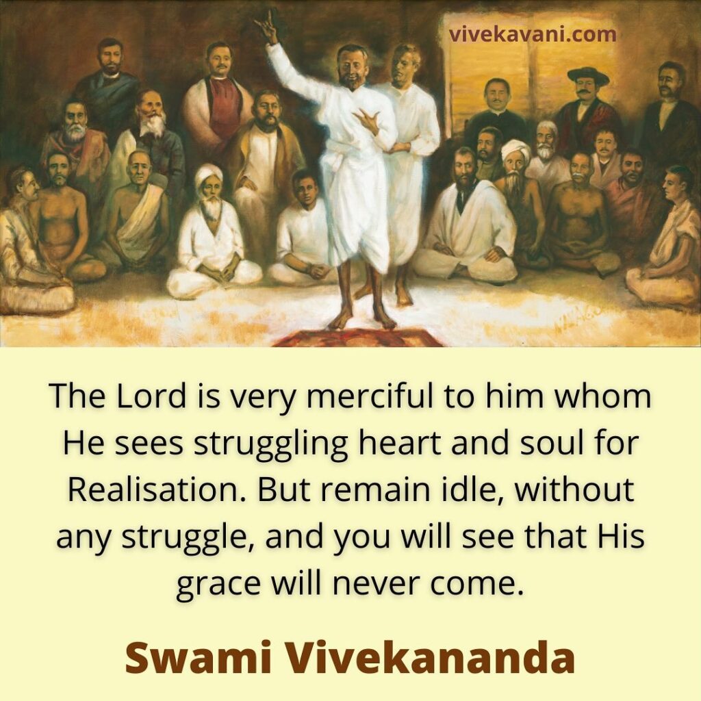 Swami Vivekananda on Grace